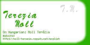 terezia moll business card